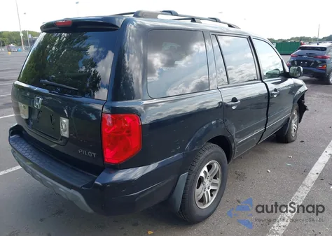 2004 Honda Pilot Ex-L from USA, damaged, VIN 2HKYF18574H547556